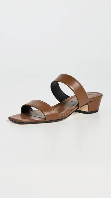 aeyde Kemi Nappa Leather Tobacco Sandals Tobacco 38 | Thumbnail 2