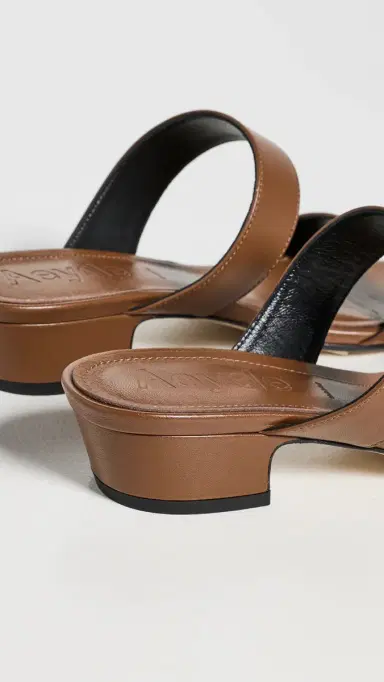 aeyde Kemi Nappa Leather Tobacco Sandals Tobacco 38 | Thumbnail 4