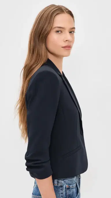 Cinq à Sept Le Petit Khloe Blazer Navy 2 | Thumbnail 4 Cinq à Sept Le Petit Khloe Blazer Navy 2 | Thumbnail 4