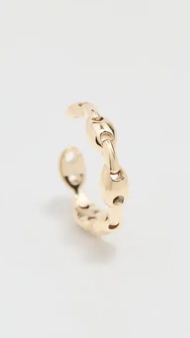 Zoë Chicco 14k Gold Small Mariner Link Hard Ear Cuff 14k | Thumbnail 2 Zoë Chicco 14k Gold Small Mariner Link Hard Ear Cuff 14k | Thumbnail 2