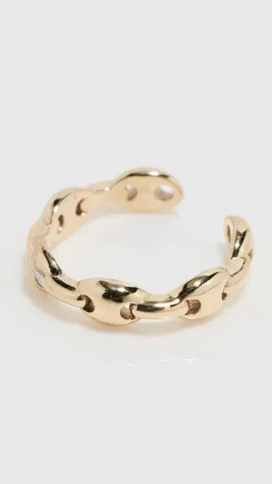 Zoë Chicco 14k Gold Small Mariner Link Hard Ear Cuff 14k | Thumbnail 5 Zoë Chicco 14k Gold Small Mariner Link Hard Ear Cuff 14k | Thumbnail 5