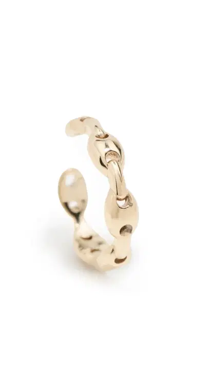Zoë Chicco 14k Gold Small Mariner Link Hard Ear Cuff 14k | Thumbnail 1 Zoë Chicco 14k Gold Small Mariner Link Hard Ear Cuff 14k | Thumbnail 1