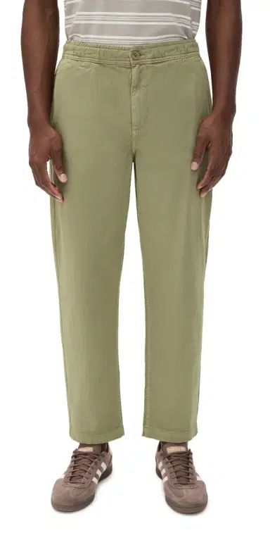 Wax London Kurt Pull On Trousers Light Khaki 34 | Thumbnail 1 Wax London Kurt Pull On Trousers Light Khaki 34 | Thumbnail 1