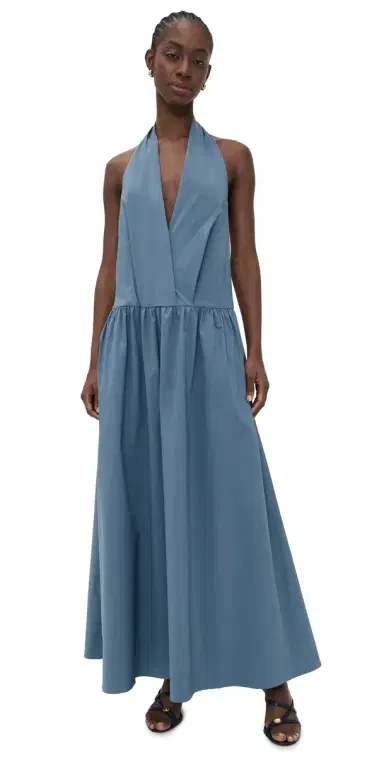 Bec + Bridge Dante Maxi Dress Steel Blue | Thumbnail 1 Bec + Bridge Dante Maxi Dress Steel Blue | Thumbnail 1