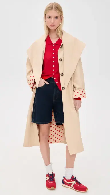 Lisa Says Gah Olson Trench Coat | Thumbnail 5 Lisa Says Gah Olson Trench Coat | Thumbnail 5