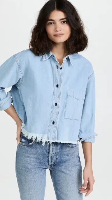 Askk NY Denim Shirt Vintage Wash 0 | Thumbnail 2