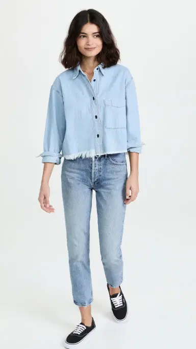 Askk NY Denim Shirt Vintage Wash 0 | Thumbnail 5
