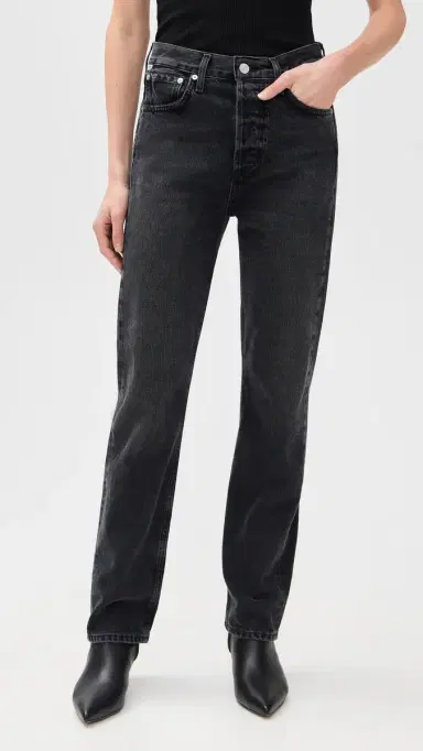 Citizens of Humanity Blaine Vintage Straight Jeans Vintage Black 23 | Thumbnail 2 Citizens of Humanity Blaine Vintage Straight Jeans Vintage Black 23 | Thumbnail 2