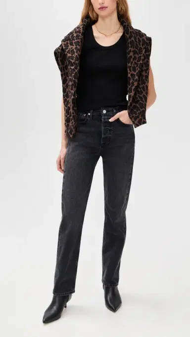Citizens of Humanity Blaine Vintage Straight Jeans Vintage Black 23 | Thumbnail 5 Citizens of Humanity Blaine Vintage Straight Jeans Vintage Black 23 | Thumbnail 5
