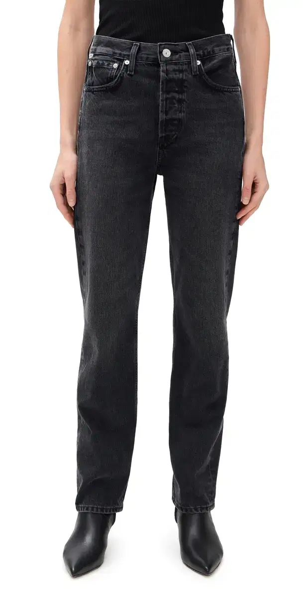 Blaine Vintage Straight Jeans Vintage Black
