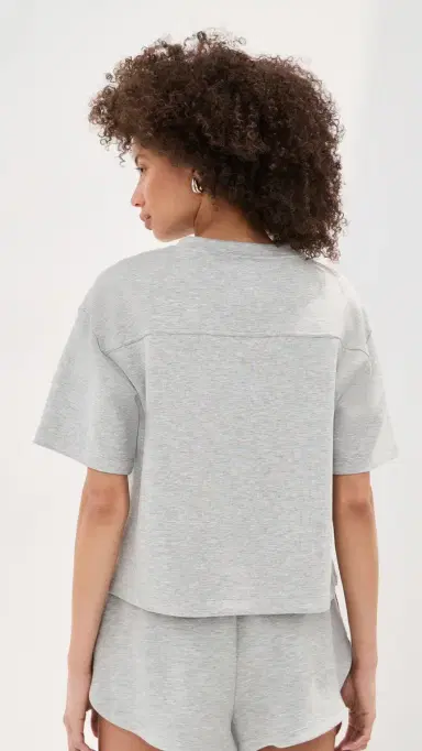 LE BOP Cece Tee Heather Grey L | Thumbnail 3 LE BOP Cece Tee Heather Grey L | Thumbnail 3