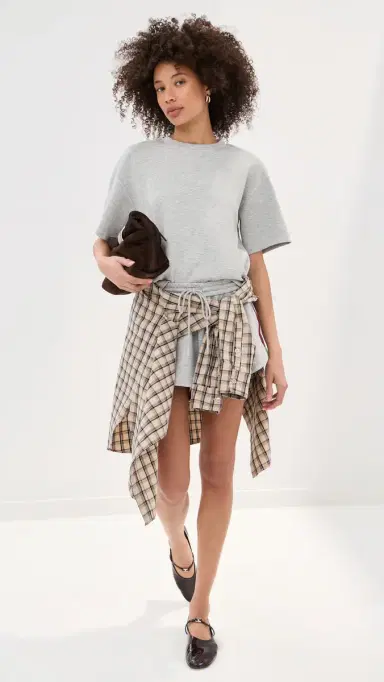 LE BOP Cece Tee Heather Grey L | Thumbnail 5 LE BOP Cece Tee Heather Grey L | Thumbnail 5