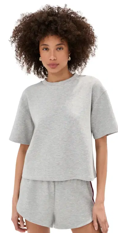 LE BOP Cece Tee Heather Grey L | Thumbnail 1 LE BOP Cece Tee Heather Grey L | Thumbnail 1