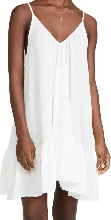 9seed St. Tropez Mini Dress White One Size | Thumbnail 1 9seed St. Tropez Mini Dress White One Size | Thumbnail 1