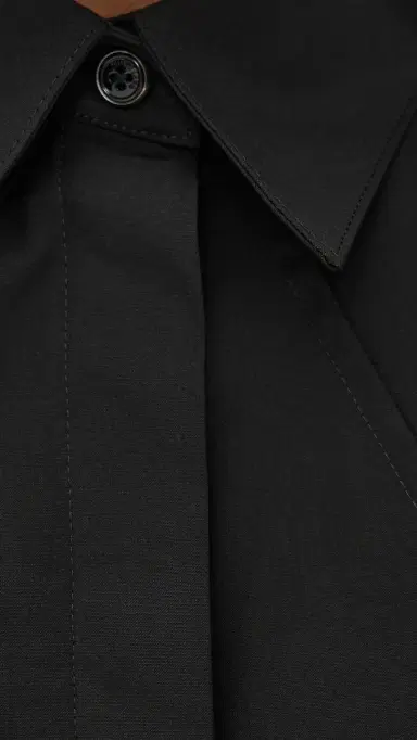 Helmut Lang Articulated Short Sleeve Shirt Black | Thumbnail 6