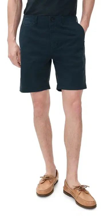 Billy Reid Chino Shorts 8 Carbon | Thumbnail 1 Billy Reid Chino Shorts 8 Carbon | Thumbnail 1