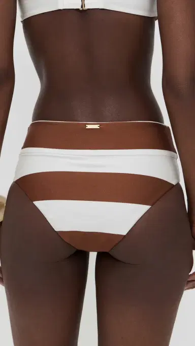 Cult Gaia Tarek Bikini Bottoms arge Saddle Stripe | Thumbnail 3