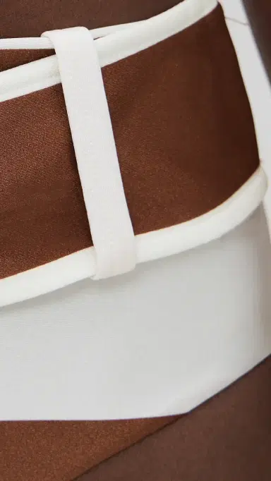 Cult Gaia Tarek Bikini Bottoms arge Saddle Stripe | Thumbnail 5