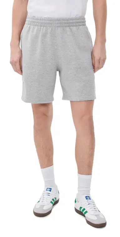 Adidas Trefoil Essentials Fleece 7 Shorts Medium Grey Heather L | Thumbnail 1