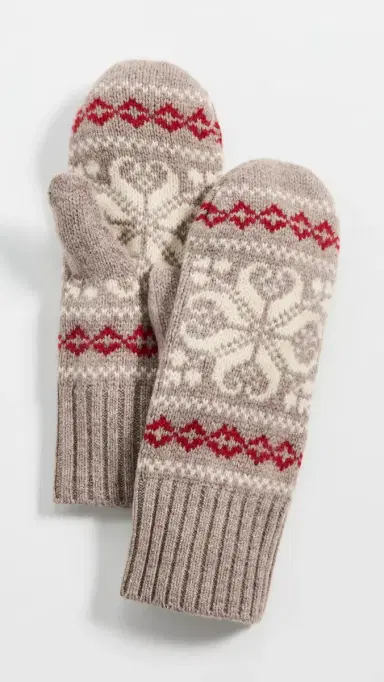 Sea Hollis Knit Mittens Multi One Size | Thumbnail 2