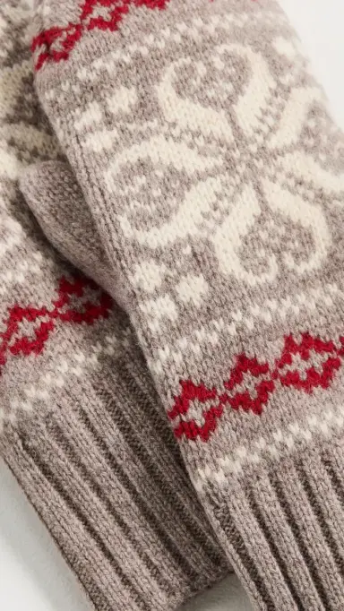 Sea Hollis Knit Mittens Multi One Size | Thumbnail 4