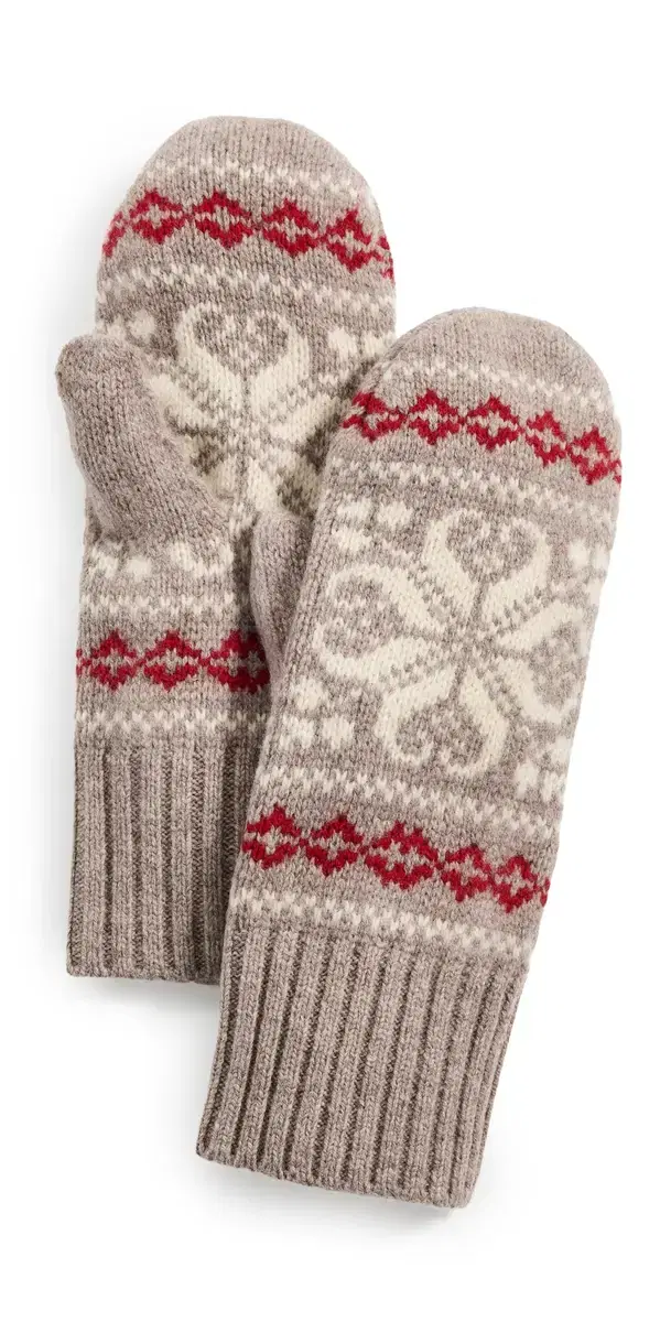 Hollis Knit Mittens Multi One Size