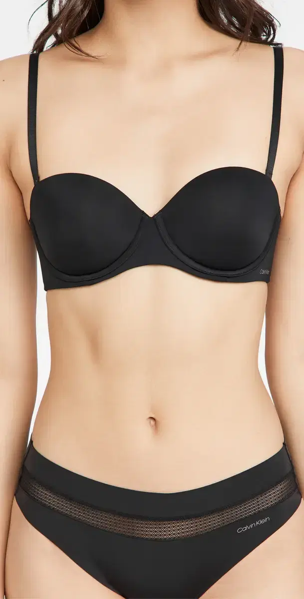 Calvin Klein Underwear CK Push Up Strapless Bra Black001