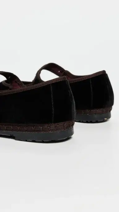 Flabelus Sethe Velvet Mary Jane Flats Sethe 37 | Thumbnail 4