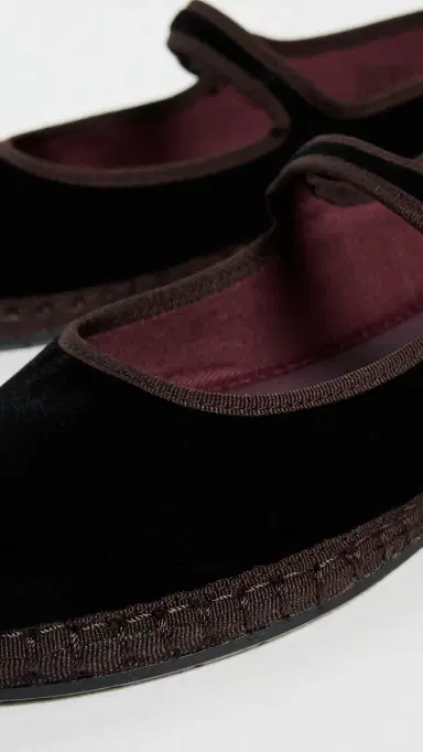 Flabelus Sethe Velvet Mary Jane Flats Sethe 37 | Thumbnail 6