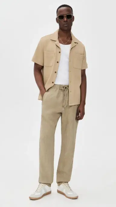 Citizens of Humanity Drawstring Linen Deck Pants Reservoir | Thumbnail 5