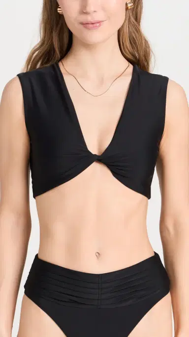 Ramy Brook Oliwia Bikini Top Black | Thumbnail 2