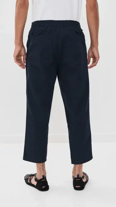 UNIVERSAL WORKS Twill Hi Water Trousers Navy 32 | Thumbnail 3