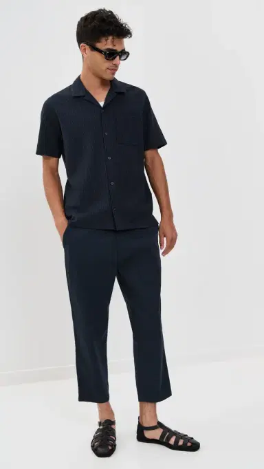UNIVERSAL WORKS Twill Hi Water Trousers Navy 32 | Thumbnail 5