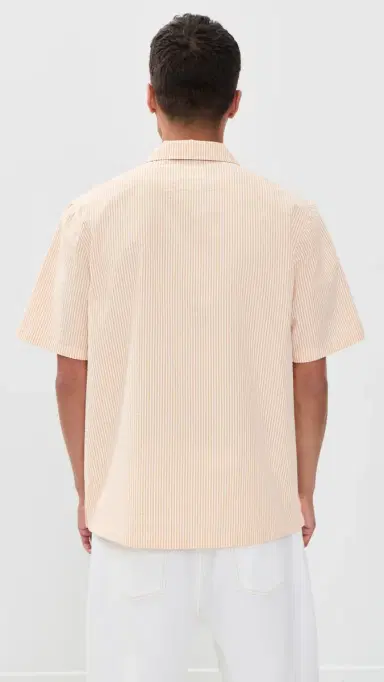 Howlin' Howlin' Seersucker Striped Cocktail D'amore Shirt Better In The Sun M | Thumbnail 3