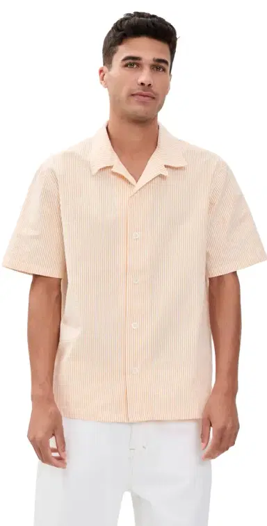 Howlin' Howlin' Seersucker Striped Cocktail D'amore Shirt Better In The Sun M | Thumbnail 1