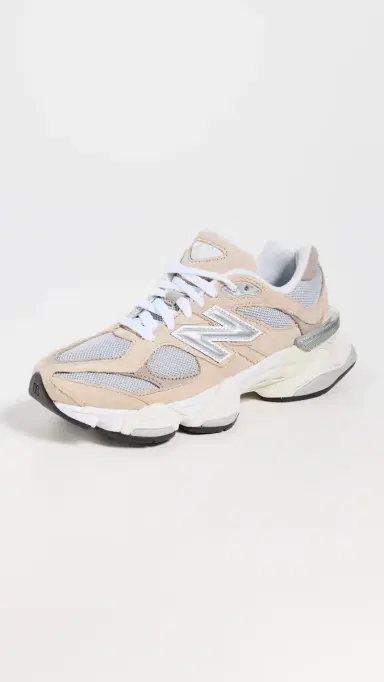 New Balance 9060 Unisex Sneakers Beige Grey M 9.5/ W 11 | Thumbnail 2