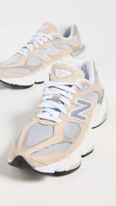 New Balance 9060 Unisex Sneakers Beige Grey M 9.5/ W 11 | Thumbnail 5