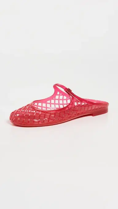 Tory Burch Mellow Mary Jane Jelly Flats Red Volcano 7 | Thumbnail 2