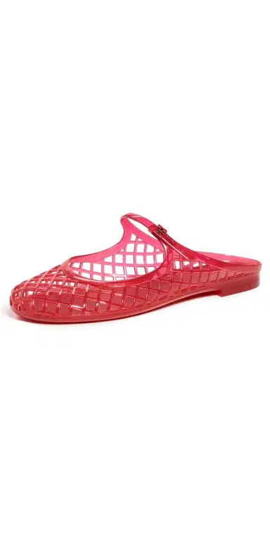 Tory Burch Mellow Mary Jane Jelly Flats Red Volcano 7 | Thumbnail 1