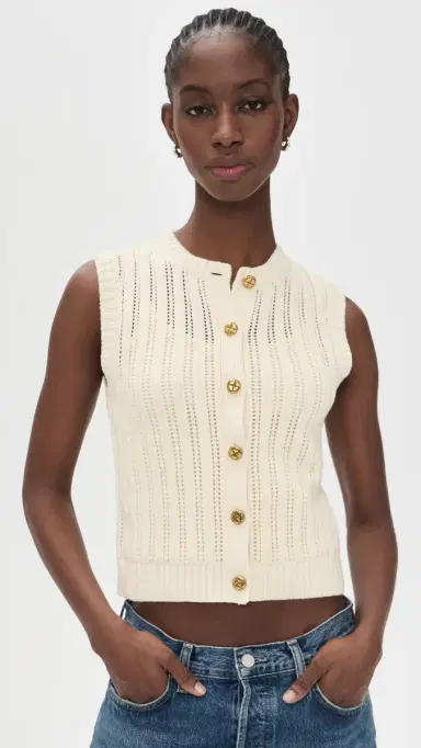 Splendid Luca weater Vest Antique Pearl | Thumbnail 2 Splendid Luca weater Vest Antique Pearl | Thumbnail 2