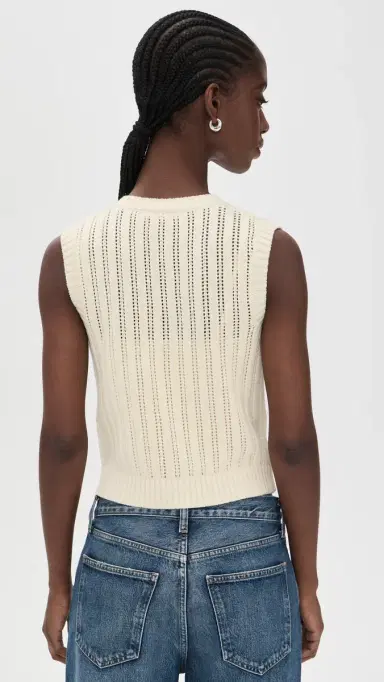 Splendid Luca weater Vest Antique Pearl | Thumbnail 3 Splendid Luca weater Vest Antique Pearl | Thumbnail 3