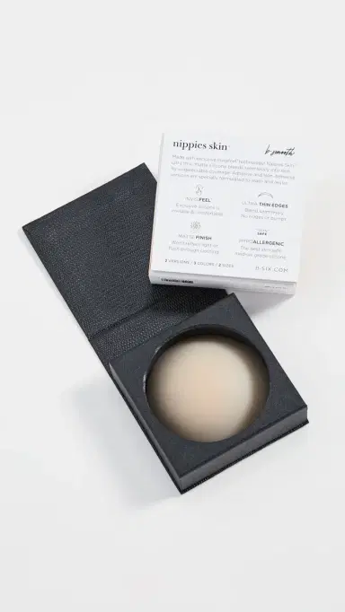 Bristols 6 Non Adhesive Nippies Skin Covers Creme | Thumbnail 2