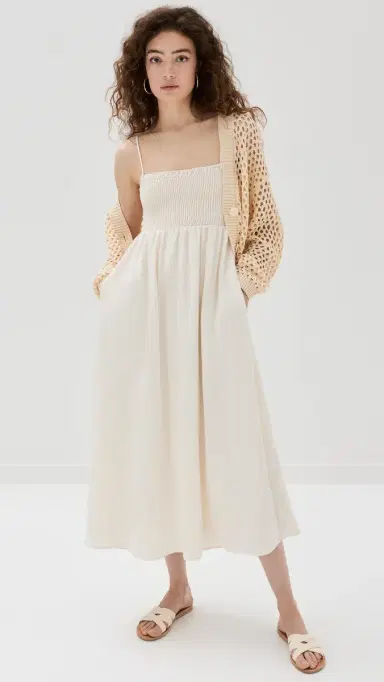 Z Supply Beachside Dress Sandstone | Thumbnail 2