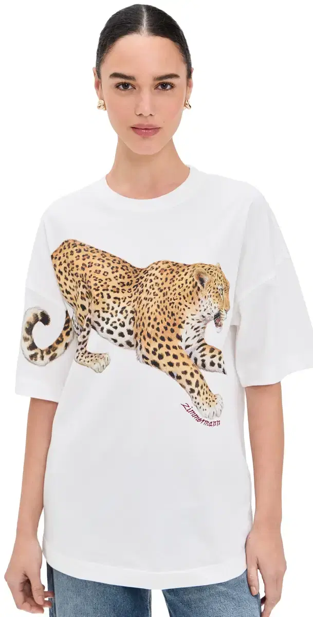 Printed Leopard Tee Leopard