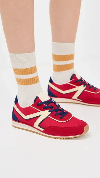 rag & bone Retro Trainer Sneakers Red | Thumbnail 3 rag & bone Retro Trainer Sneakers Red | Thumbnail 3