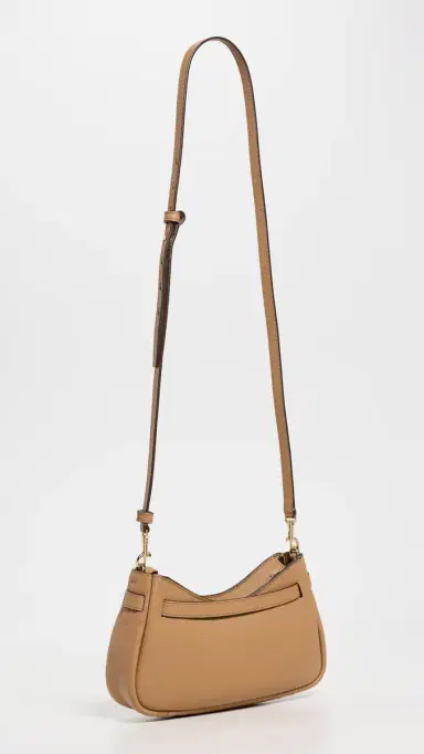 Tory Burch Romy Zip Top Crossbody Bag Tiramisu One Size | Thumbnail 4 Tory Burch Romy Zip Top Crossbody Bag Tiramisu One Size | Thumbnail 4