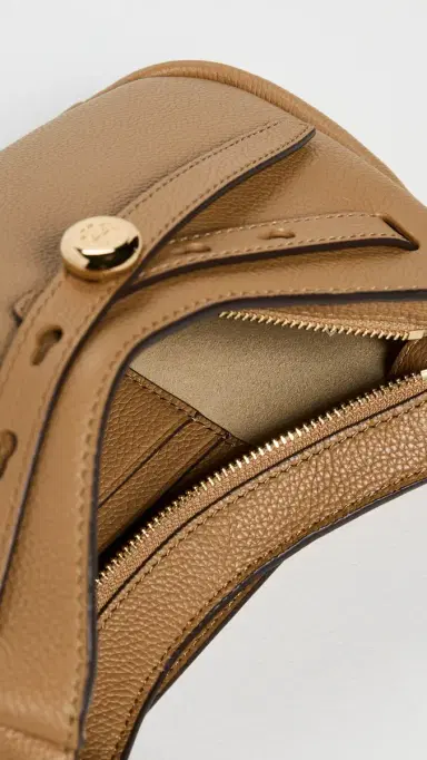 Tory Burch Romy Zip Top Crossbody Bag Tiramisu One Size | Thumbnail 6 Tory Burch Romy Zip Top Crossbody Bag Tiramisu One Size | Thumbnail 6