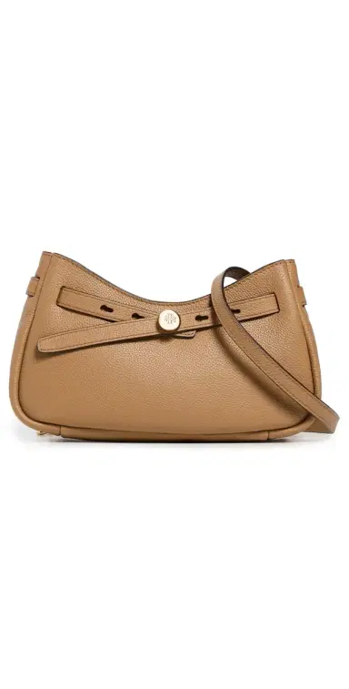 Tory Burch Romy Zip Top Crossbody Bag Tiramisu One Size | Thumbnail 1 Tory Burch Romy Zip Top Crossbody Bag Tiramisu One Size | Thumbnail 1