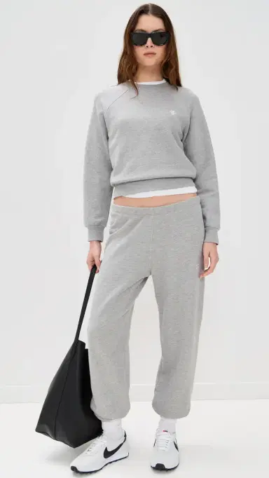 ÉTERNE Classic Sweatpants Heather Grey S | Thumbnail 5