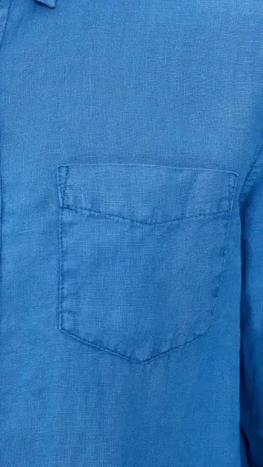 Alex Mill Mill Shirt in Linen Pool Blue M | Thumbnail 6